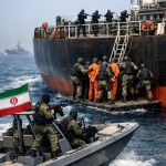 Iranian naval forces seized an oil tanker in the Strait of Hormuz, international agencies reported.